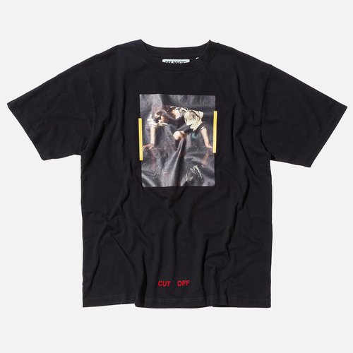 OFF-WHITE Narciso Tee - Black - -OMAA011F1603-BLK
