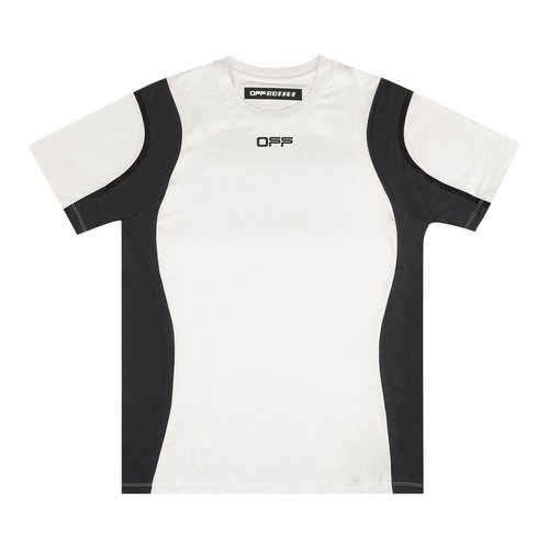 OFF-WHITE Off- Active Short-Sleeve Tee - White/Grey - OMVA011I20JER0020106