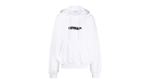 OFF-WHITE OFF Blurr Book Over Hoodie - White - OWAA063R20D86089