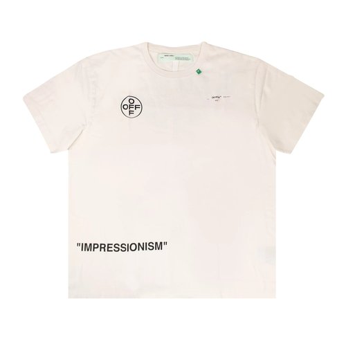OFF-WHITE Off- Stencil Logo T-Shirt - White - OMAA038R191850150228