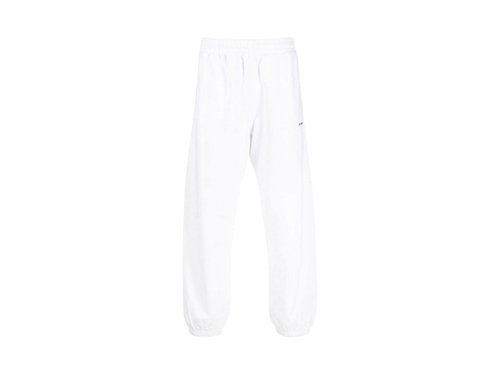 OFF-WHITE OFF Wave Outl Diag Slim Sweatpants - White - OMCH029F22FLE0080110