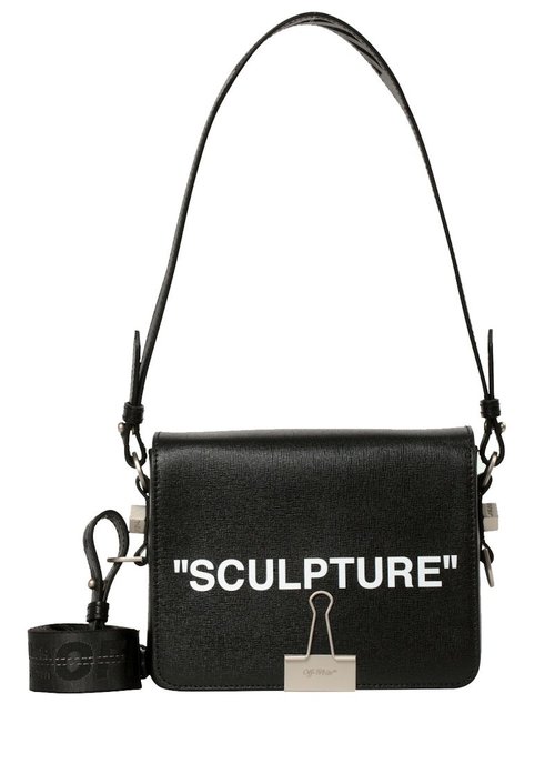 OFF-WHITE OFFWHITE Binder Clip Bag Sculpture - Black White