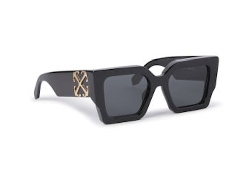 OFF-WHITE OFFWHITE Catalina Square Sunglasses - Black/Dark Grey (Oeri128S24Pla0011007/Fr)