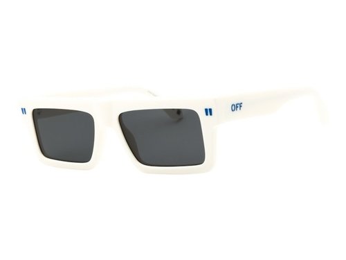 OFF-WHITE OFFWHITE Chandler Sunglasses - White Dark Grey (Oeri13Zs25Pla0010107)