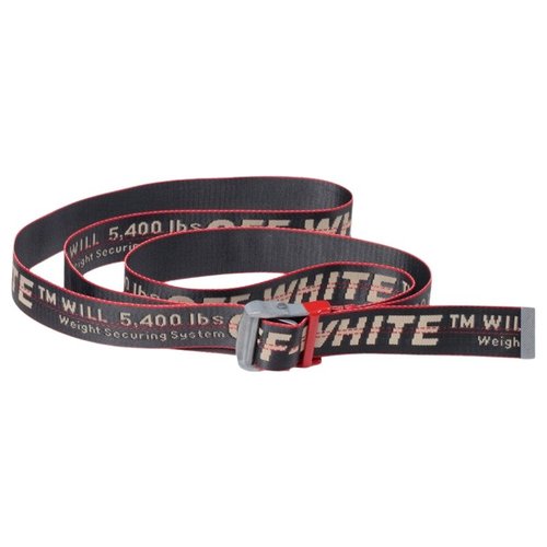 OFF-WHITE OFFWHITE Industrial Belt - Anthracite/Red