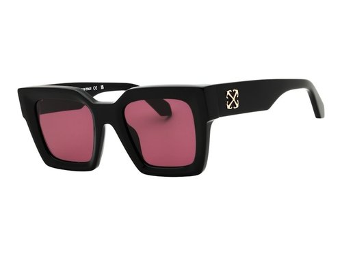 OFF-WHITE OFFWHITE Jackson Sunglasses - Black Burgundy (Oeri13Ic99Pla0011028)