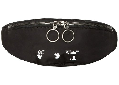 OFF-WHITE OFFWhite OW Logo Nylon Belt Bagin - Black/Yellow