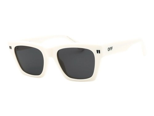 OFF-WHITE OFFWHITE Valdez Sunglasses - White Dark Grey (Oeri13Xs25Pla0010107)