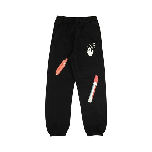OFF-WHITE Pascal Medici Sweatpants - Black - OMCH030F20FLE0021001