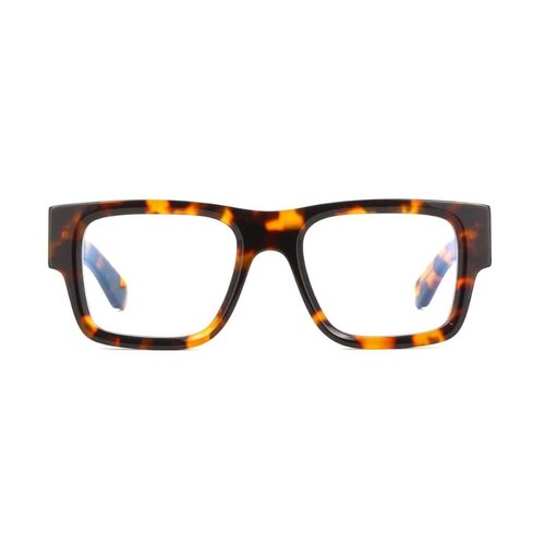 OFF-WHITE Rectangular Frame Glasses '6000 Havana