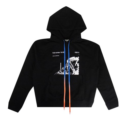 OFF-WHITE Ruined Factory Sweatshirt - Black - OMBB034F19E300131001