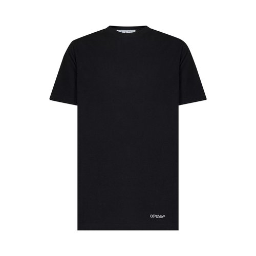Tシャツ・カットソー Off-White Scribble Diag Slim Short Sleeve T-Shirt White OMAA OFF-WHITE Scribble Diag Slim Short-Sleeve Tee 'Black/White