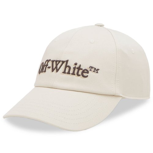 OFF-WHITE Shadow Bookish Cap - Ivory Choc - OWLA017S25FAB0010B6G