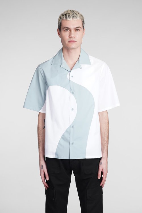 OFF-WHITE Off- Organic Block Holiday Shirt - OMGG001S23FAB0010101