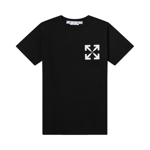 OFF-WHITE Single Arrow Slim Short-Sleeve Tee - OMAA027C99JER0121001