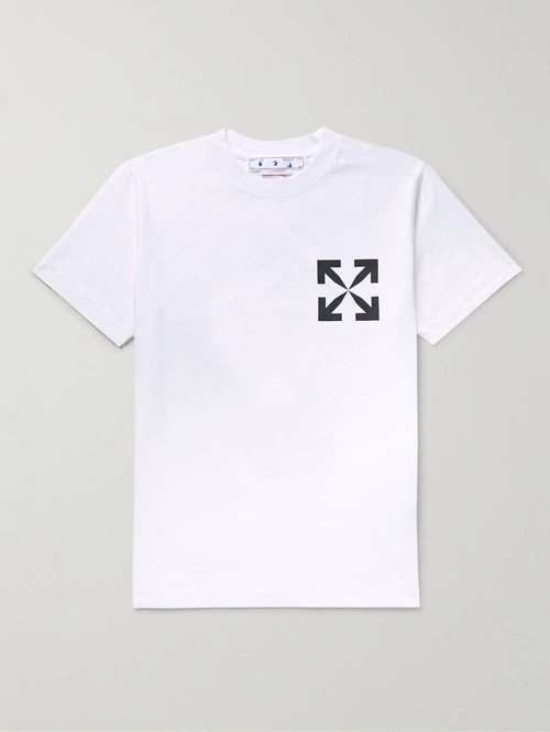 【OFF‐WHITE】Slim Logo T-Shirt 関税送料込 OFF WHITE | Slim Logo T-Shirt | Men | Regular Fit T-Shirts
