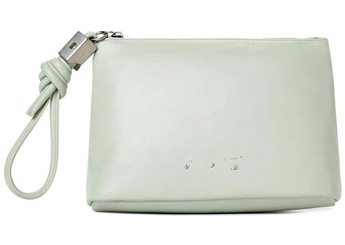 OFF-WHITE OFFWHITE Slider25 Pouch - Sage