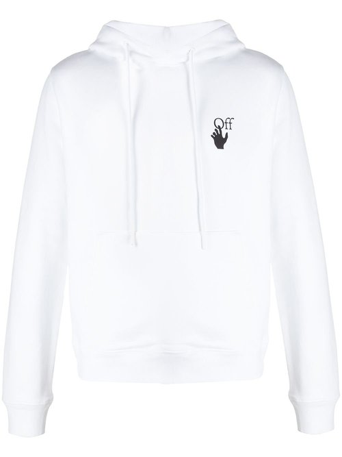 OFF-WHITE OFFWHITE Slim Fit Pascal Skeleton Hoodie 'Black' | Solesense