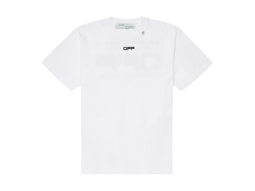 OFF-WHITE OFF Slim Fit Wavy Line T-Shirt - White/Black