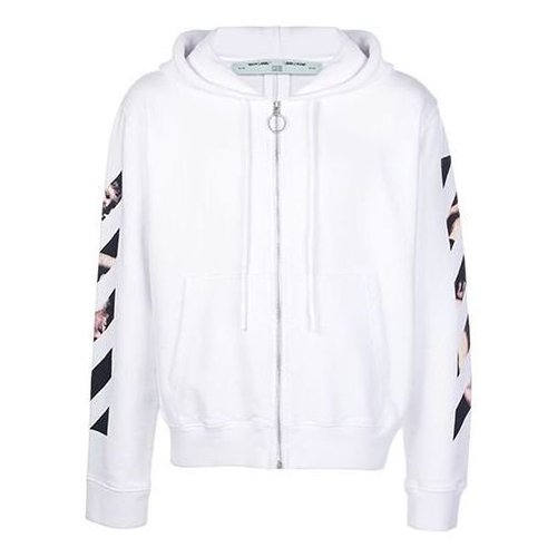 OFF-WHITE SS20 Caravaggio Arrow Slim Zipped For - White - OMBE001S20E300040188
