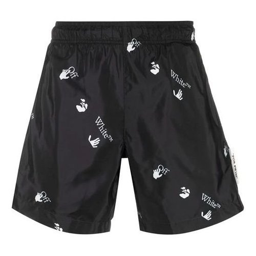 OFF-WHITE Allover Swim Shorts - OMFA003R21FAB0021001