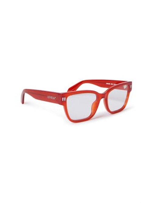 OFF-WHITE OFFWHITE Style 56 Eyeglasses - Red/Clear Lens (Oerj056S24Pla0012500/Fr)