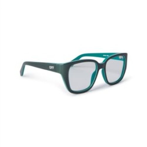 OFF-WHITE OFFWHITE Style 63 Eyeglasses - Olive Green/Clear Lens (Oerj063S24Pla0015900/Fr)