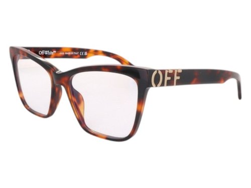 OFF-WHITE OFFWHITE Style 67 Eyeglasses - Havana Blue Light Block (Oerj067S24Pla0016000/Fr)