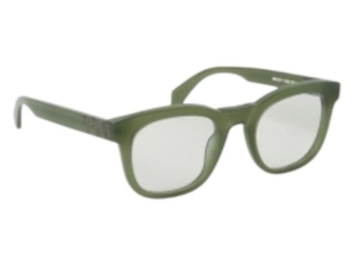 OFF-WHITE OFFWHITE Style 71 Eyeglasses - Olive Green Blue Light Block (Oerj071S24Pla0015900/Fr)
