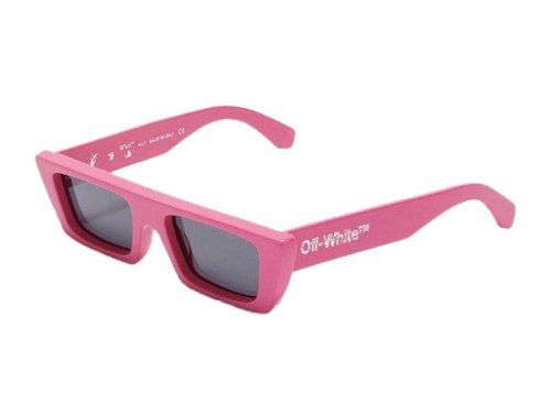 OFF-WHITE OFFWHITE Sunglasses Marfa Rectangular Frame - Pink/White (16527448)