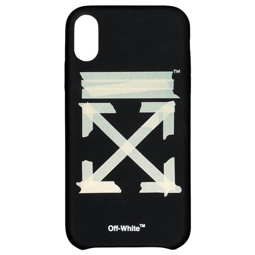 OFF-WHITE OFFWHITE Tape Arrows iPhone XR Case - Black/Beige