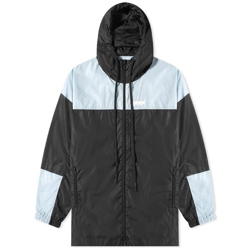 OFF-WHITE OFFWHITE Unfinished Windbreaker Jacket - Black/Grey