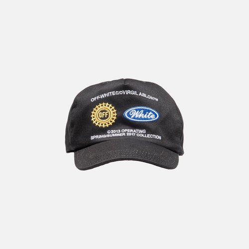 OFF-WHITE Work Cap - Black - LB002S17-1088