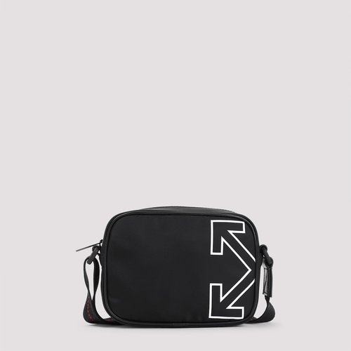 OFF-WHITE Heritage Messenger Bag - Black - White - OMNQ099C99FAB0011001