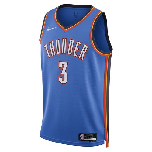 Oklahoma City Thunder Icon Edition 2022/23 Nike Dri-FIT NBA Swingman Jersey - Signal Blue - DN2016-404