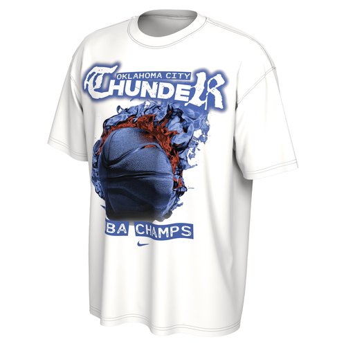 Oklahoma City Thunder Nike NBA Parade T-Shirt - White - IQ9551-100