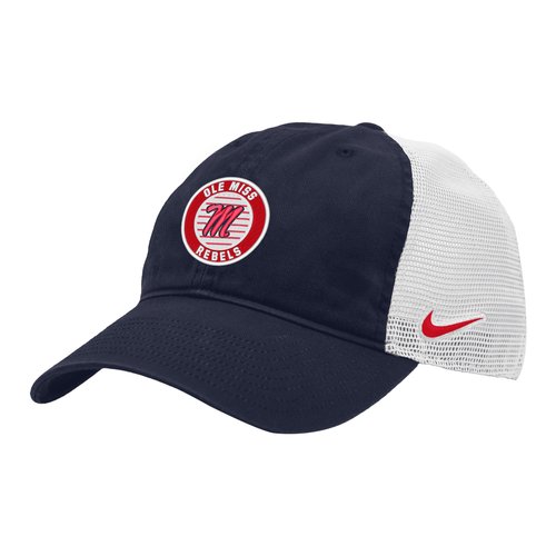Ole Miss Heritage86 Nike College Trucker Hat - Navy - C11218C307-OLM
