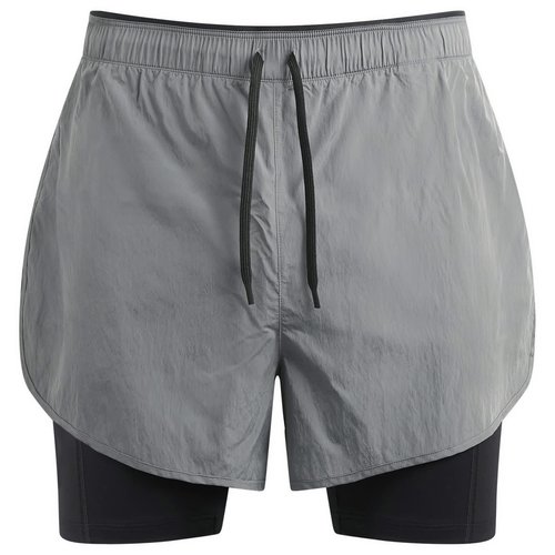 On Gray Performance Volt Running Shorts - Glacier - 1MG10610561 050