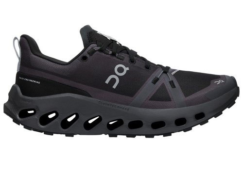 On Cloudsurfer Trail Waterproof | Size 7.5 - Black/Eclipse - 3WE10290106