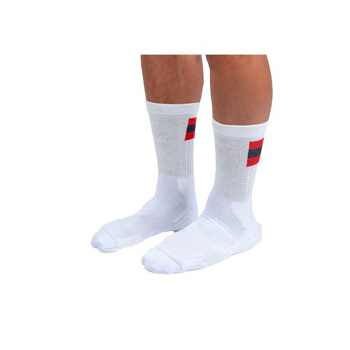 On Tennis Socks White Red - 376.00884