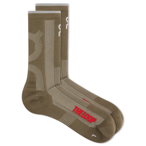 On x Pleasures x The Loop Socks - Olive - 2UF10490153