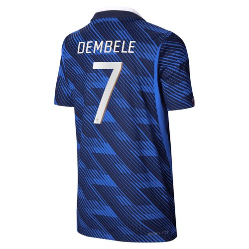 Ousmane DembÃ©lÃ© France National Team 2026 Match Home Nike Dri-FIT ADV Soccer Jersey - Blue - NN203949105-FFF