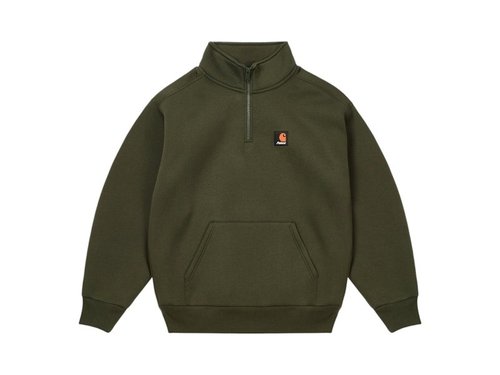 Palace Carhartt WIP Carlux 1/2 Zip Sweatshirt - Plant