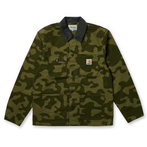 Palace Carhartt WIP Michigan Coat - Dollar Green Camo - I032716_1Y_02