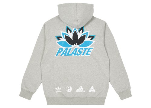 Palace x adidas Palaste Hoodie - Medium Grey Heather