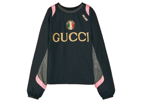 Gucci x Palace Nylon Track Jacket With Patches - Black - 720359-XJE1S-1082