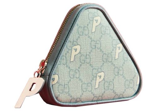Palace x Gucci Triferg Supreme GGP Coin Purse - Pale Blue