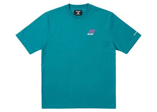 Palace x New Balance Logo T-Shirt - Teal