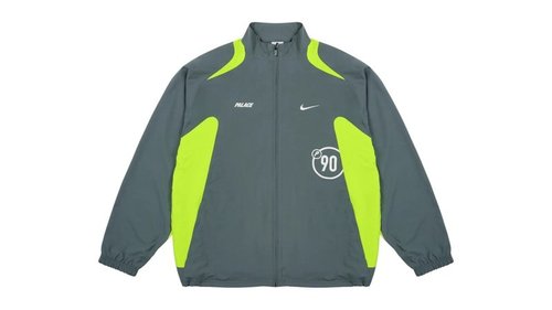 Palace x Nike Total P90 Track Jacket - Grey