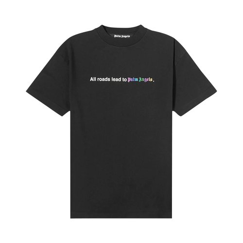 Palm Angels All Roads Classic T-Shirt | Size L - PMAA001F23JER0041001